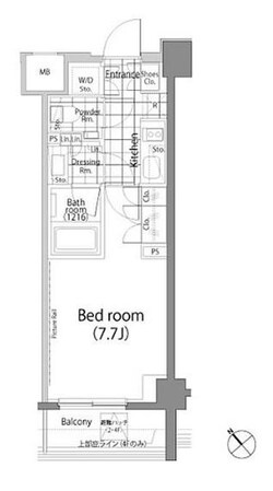 中目黒駅 徒歩2分 4階の物件間取画像